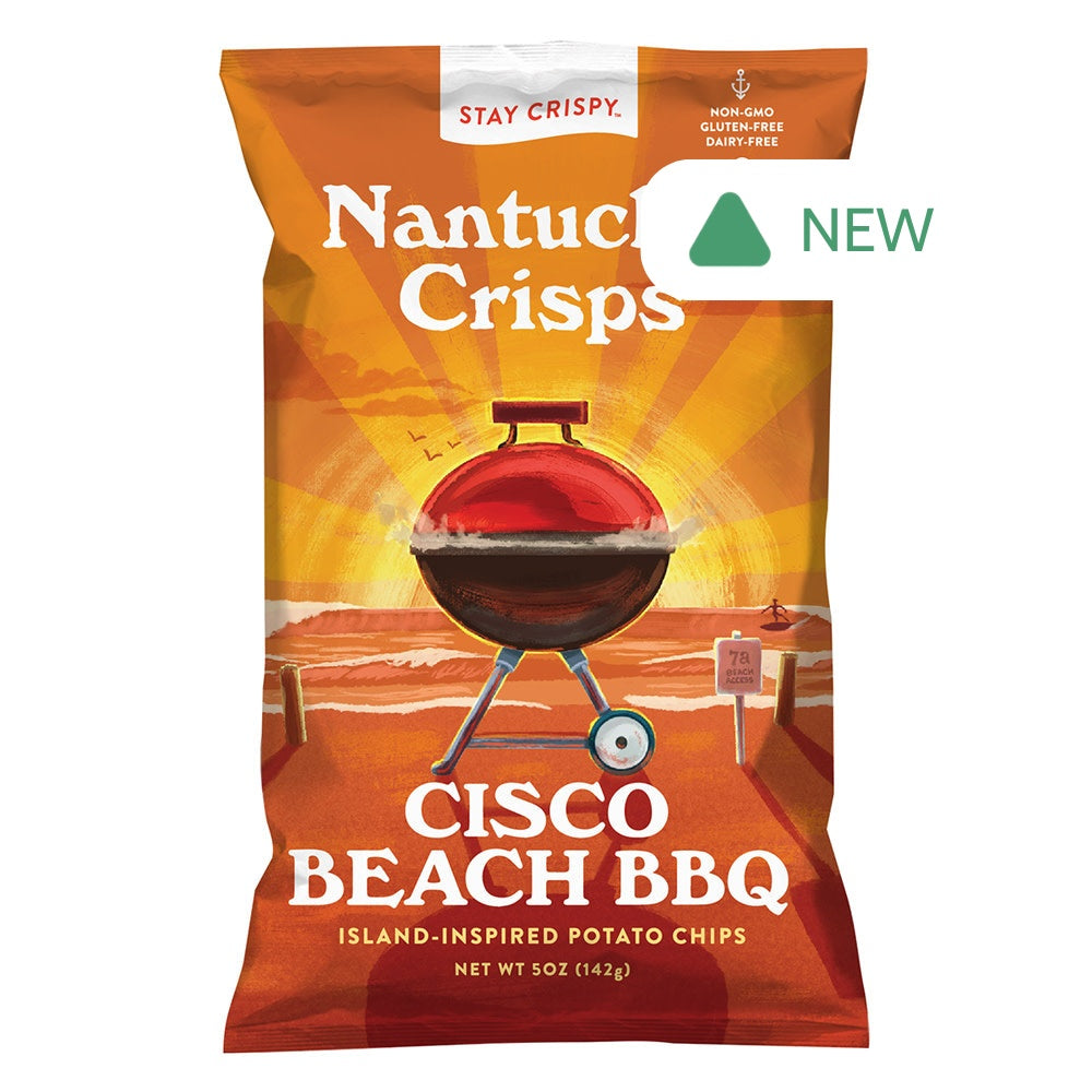 Wholesale Nantucket Crisps Cisco Beach Bbq 5 Oz Bag- Bulk