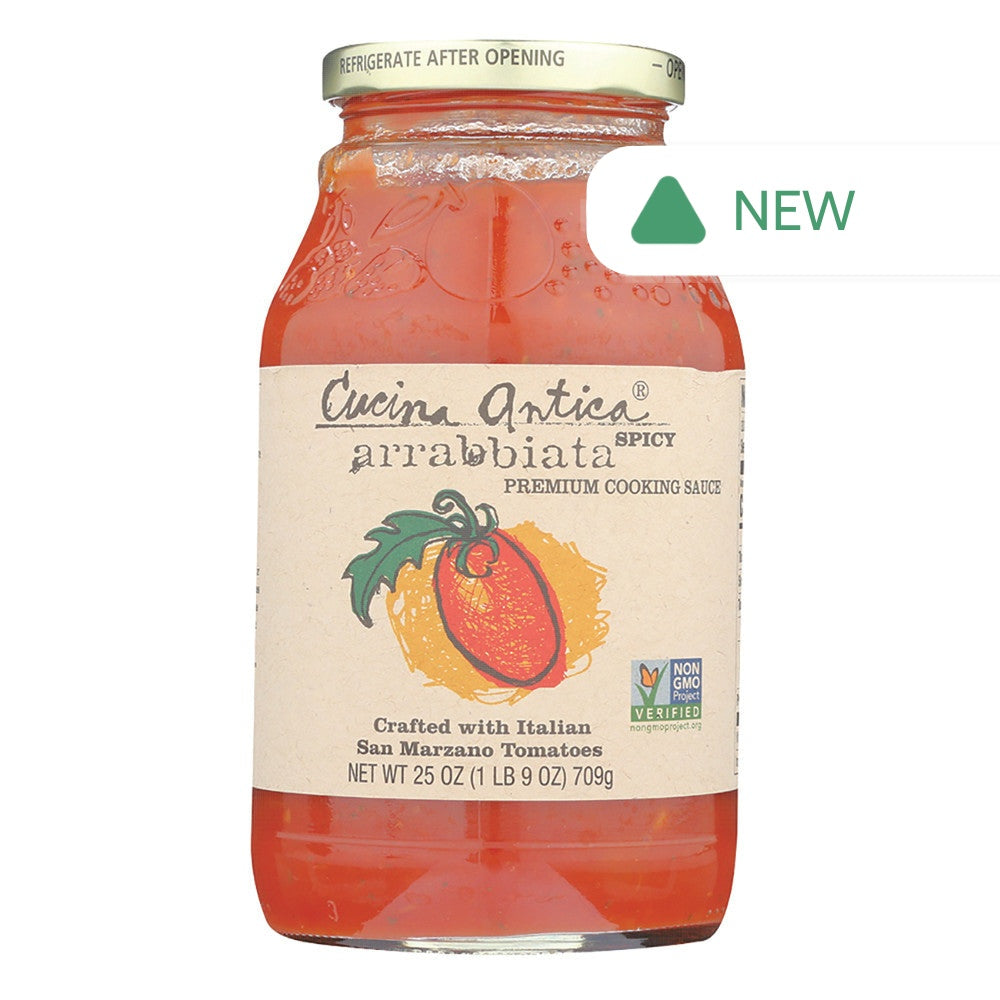 Wholesale Cucina Antica Spicy Arrabiata Sauce 25 Oz Jar- Bulk