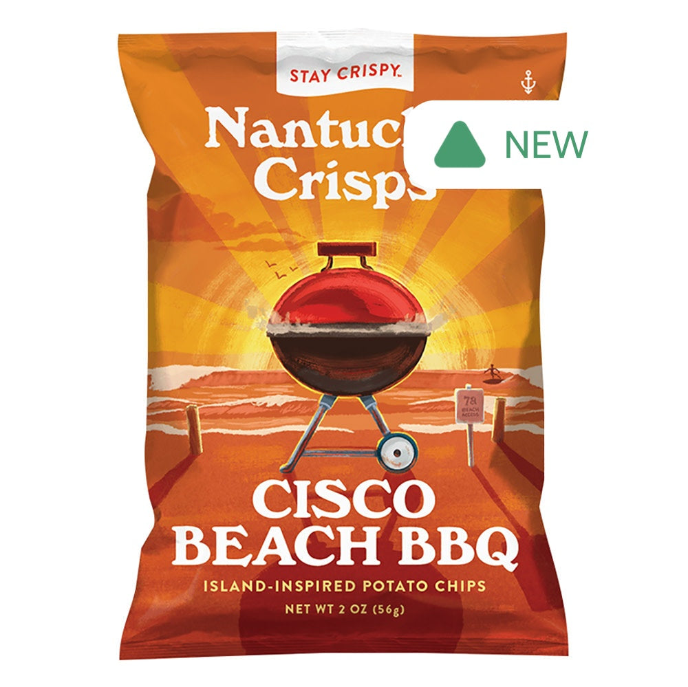 Wholesale Nantucket Crisps Cisco Beach Bbq 2 Oz Bag- Bulk