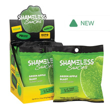 Wholesale Shameless Snacks Green Apple Blast Gummy Candy 1.08 Oz Bag- Bulk
