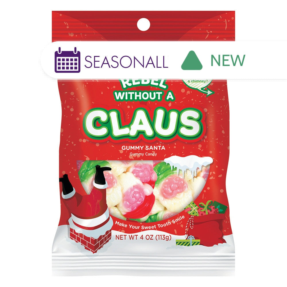 Wholesale Müttenberg Candy Rebel Without A Claus 4 Oz Peg Bag- Bulk