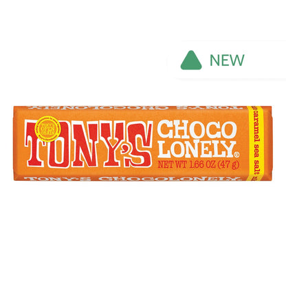 Wholesale Tony'S Chocolonely 32% Milk Chocolate Caramel Sea Salt 1.66 Oz Small Bar- Bulk