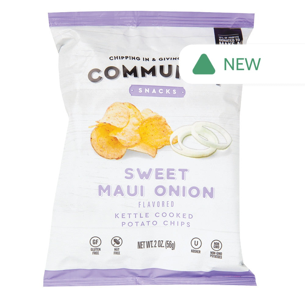 Wholesale Community Snacks Sweet Maui Onion Chips 2 Oz Bag- Bulk