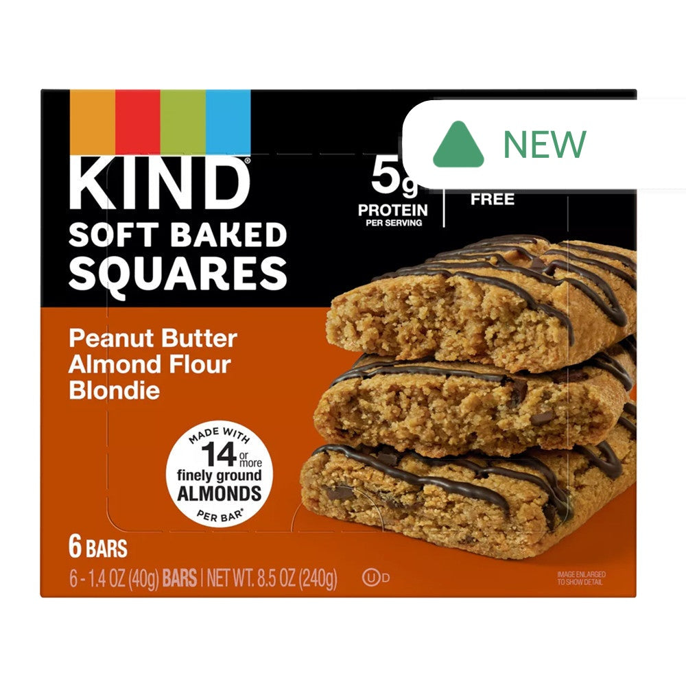Wholesale Kind Peanut Butter Almond Flour Blondie 1.4 Oz Bar 6 Count Box- Bulk