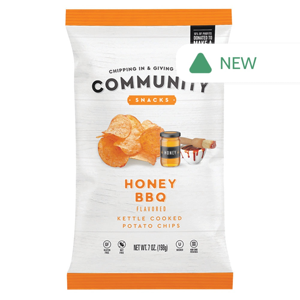 Wholesale Community Snacks Honey Bbq Chips 2 Oz Bag- Bulk