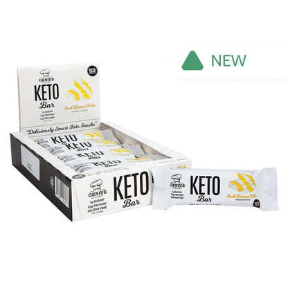 Wholesale Genius Gourmet Protein Bar Iced Lemon Cake 1.09 Oz Bar- Bulk