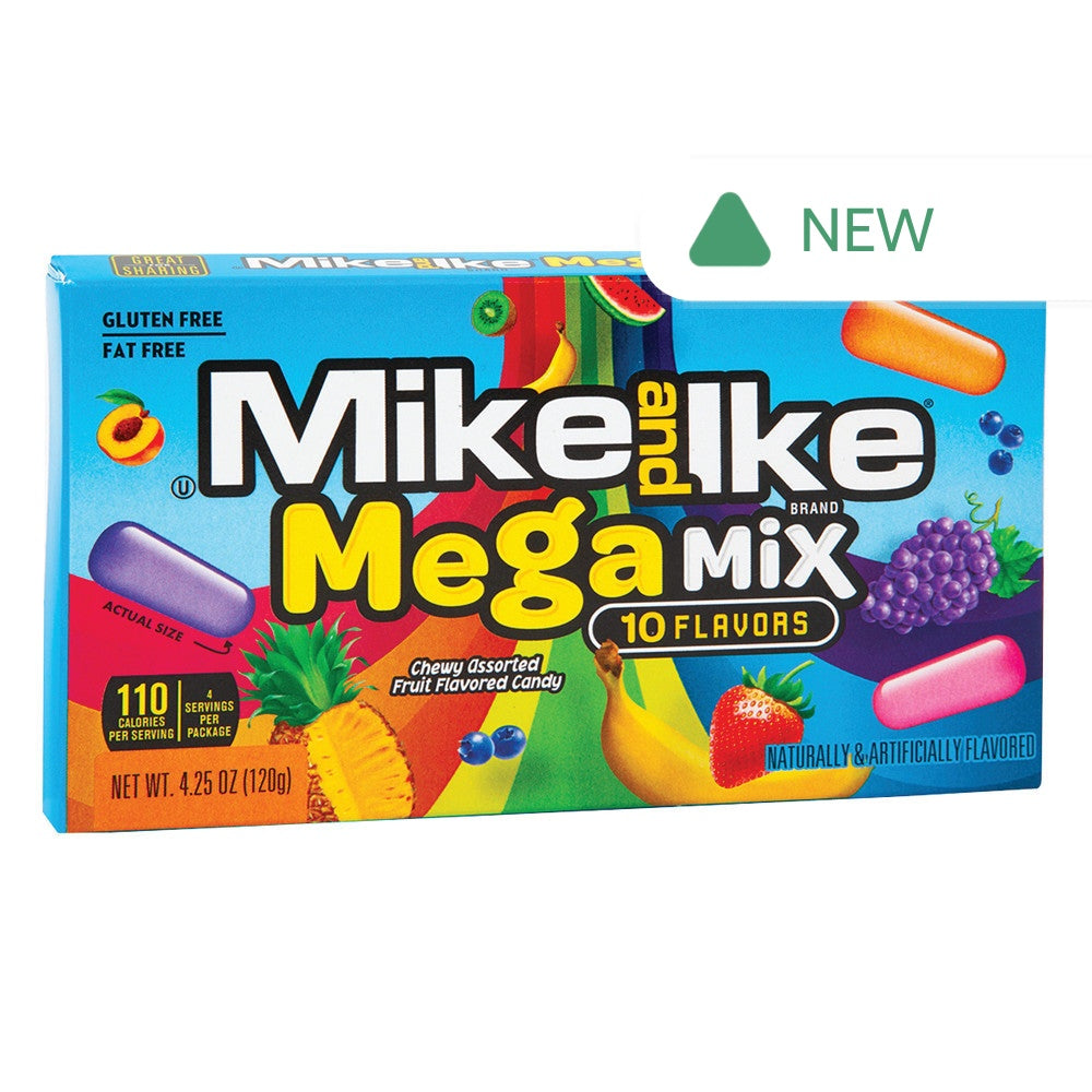 Wholesale Mike And Ike Mega Mix 4.25 Oz Theater Box- Bulk