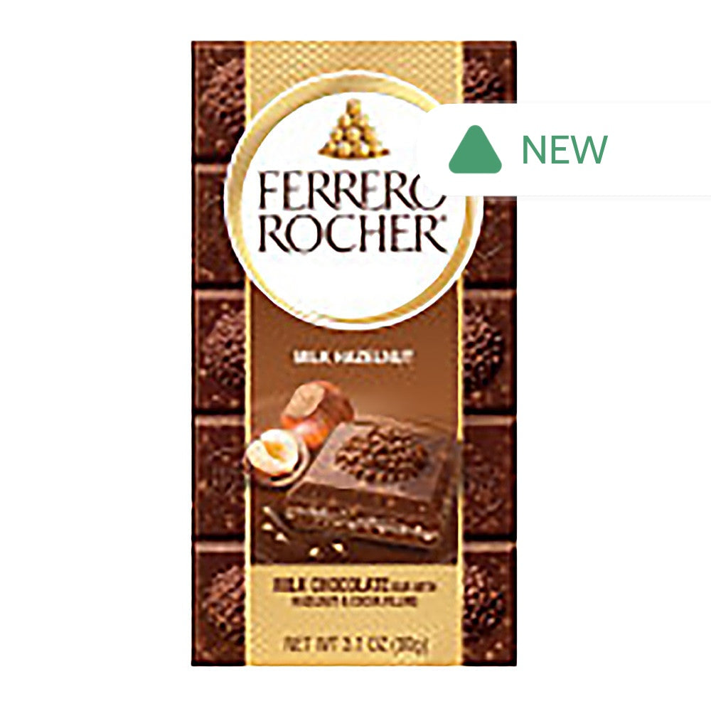 Wholesale Ferrero Rocher Milk Chocolate Hazelnut Bar 3.1 Oz- Bulk