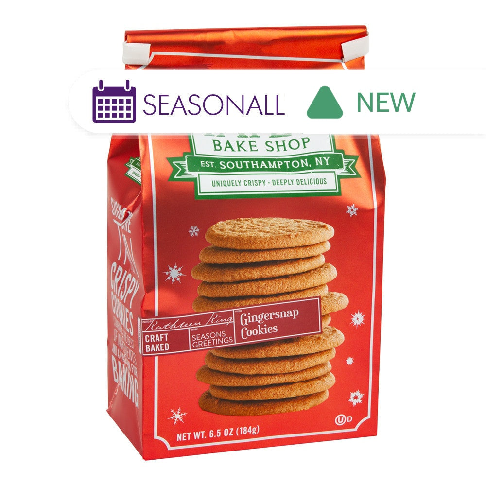 Wholesale Tate'S Holiday Gingersnaps 7 Oz- Bulk