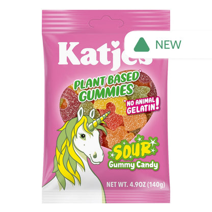 Wholesale Katjes Plant Based Sour Gummy Candy 4.9 Oz Bag- Bulk
