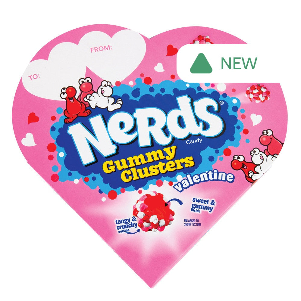 Wholesale Nerds Valentine'S Day Heart Clusters 6 Oz- Bulk