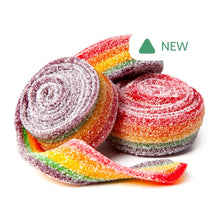 Wholesale Müttenberg Candy Sour Rolled Belts Rainbow- Bulk