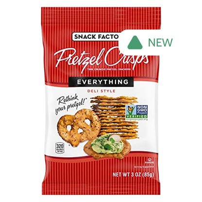 Wholesale Everything Pretzel Crisps 3 Oz Bag- Bulk