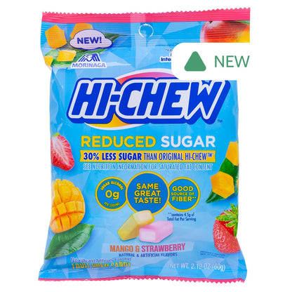 Wholesale Hi-Chew Reduced Sugar 2.12 Oz Peg Bag- Bulk
