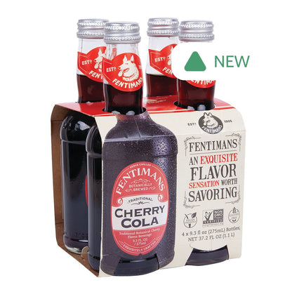 Wholesale Fentimans Cherry Cola 9.3 Oz Bottle 4 Pack- Bulk
