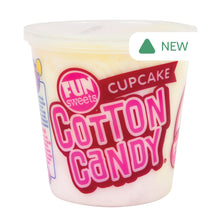 Wholesale Fun Sweets Cupcake Cotton Candy 1.5 Oz Tub- Bulk