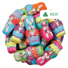 Wholesale Madelaine Solid Mini Milk Chocolate Foiled Bunnies- Bulk