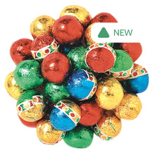 Wholesale Madelaine Milk Chocolate Christmas Foiled Balls- Bulk