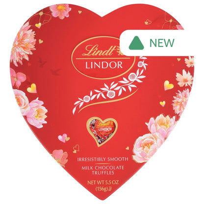 Wholesale Lindt Lindor Milk Chocolate Truffles 5.5 Oz Heart Box- Bulk