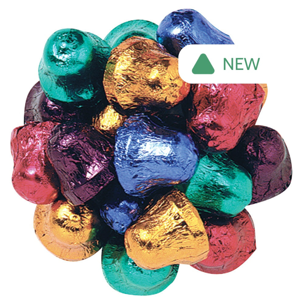 Wholesale Madelaine Dark Chocolate Foiled Christmas Bells- Bulk