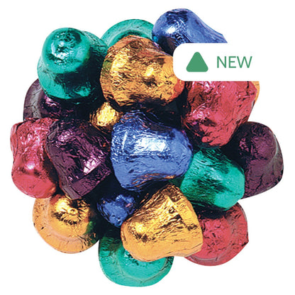 Wholesale Madelaine Dark Chocolate Foiled Christmas Bells- Bulk