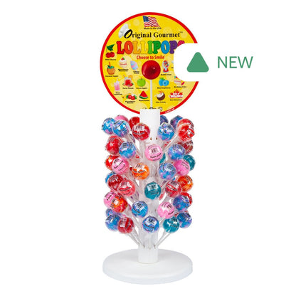 Wholesale Original Gourmet Lollipop Counter Tree 1.1Oz 120 Pc- Bulk