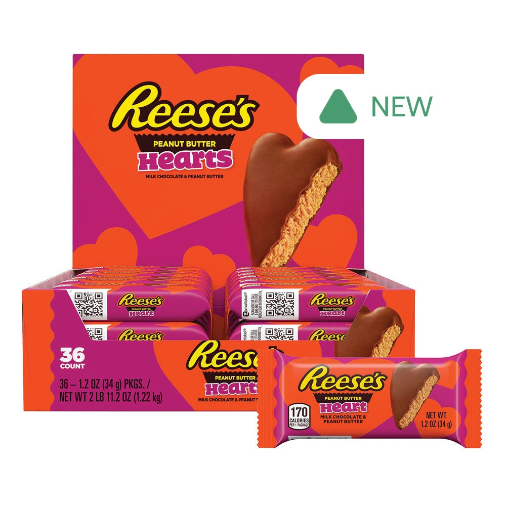Wholesale Reese'S Peanut Butter Heart 1.2 Oz- Bulk