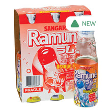 Wholesale Sangaria Ramune Orange Soda 6 Pk 6.76 Oz Bottles- Bulk