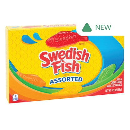 Wholesale Swedish Fish Assorted 3.5 Oz Theater Box- Bulk