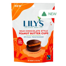 Wholesale Lily'S Milk Chocolate Style Peanut Butter Cups 3.2 Oz Pouch- Bulk