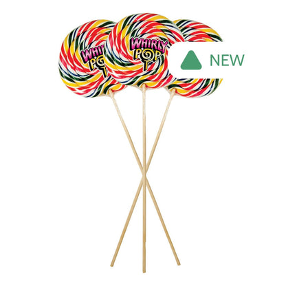 Wholesale Whirly Pop Giant Rainbow Colors 9 Inch 24 Oz- Bulk