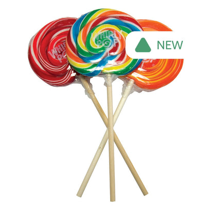 Wholesale Whirly Pop Assorted Colors 4 Inch 3 Oz- Bulk