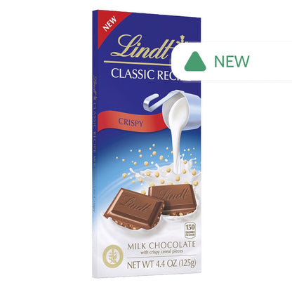 Wholesale Lindt Classic Crispy Milk Chocolate 4.4 Oz Bar- Bulk
