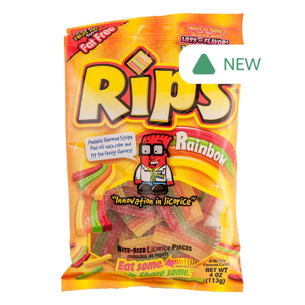 Wholesale Rips Rainbow 4 Oz Peg Bag- Bulk