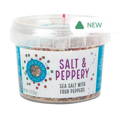 Wholesale Cornish Sea Salt Salt & Peppery 2.1 Oz Tub- Bulk