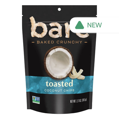 Wholesale Bare Toasted Coconut Chips 2.7 Oz Pouch- Bulk