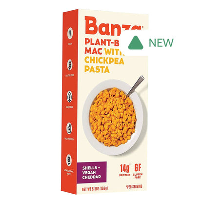 Wholesale Banza Mac & Vegan Cheddar Chickpea Pasta Shells 5.5 Oz Box- Bulk