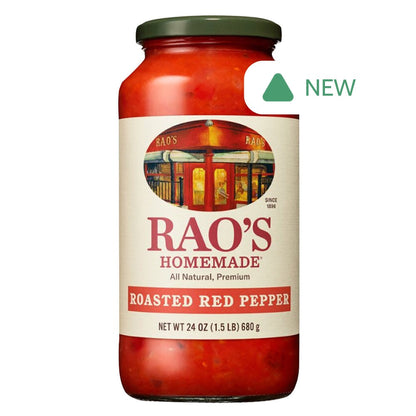 Wholesale Rao'S Roasted Red Pepper Sauce 24 Oz Glass Jar- Bulk