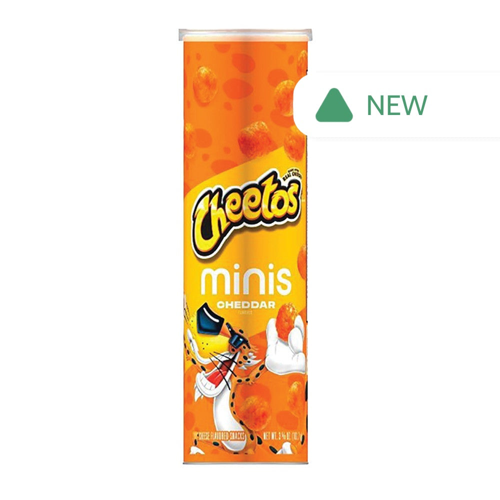 Wholesale Cheetos Minis Cheddar 3.635 Oz Canister- Bulk