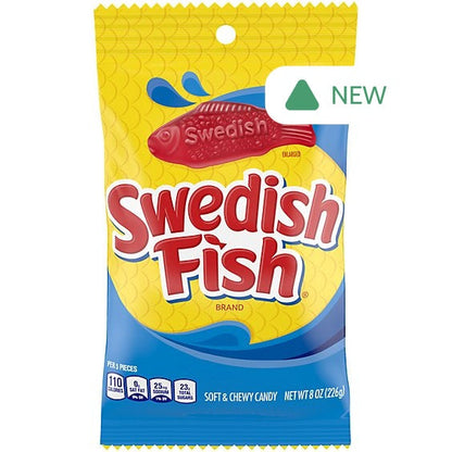 Wholesale Swedish Fish 8 Oz Peg Bag- Bulk