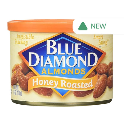 Wholesale Blue Diamond Honey Roasted Almonds 6 Oz Can- Bulk