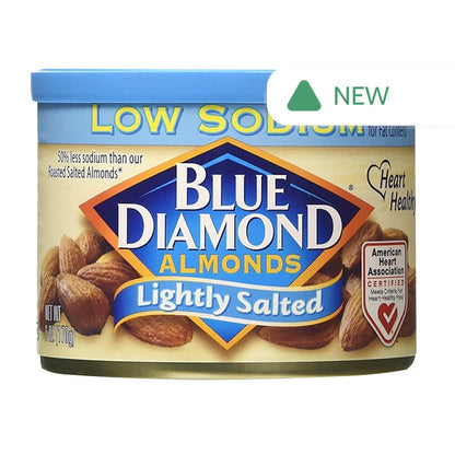 Wholesale Blue Diamond Lightly Salted Almonds 6 Oz Can- Bulk