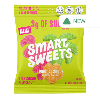 Wholesale Smartsweets Tropical Sours Gummy Candy 1.8 Oz Bag- Bulk