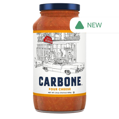 Wholesale Carbone Four Cheese Pasta Sauce 24 Oz Jar- Bulk