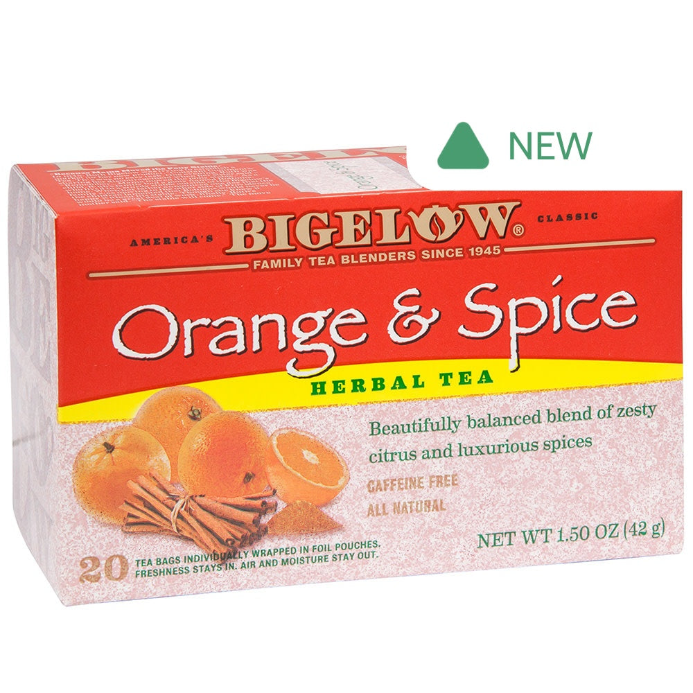 Wholesale Bigelow Orange And Spice Herbal Tea 20 Ct Box- Bulk