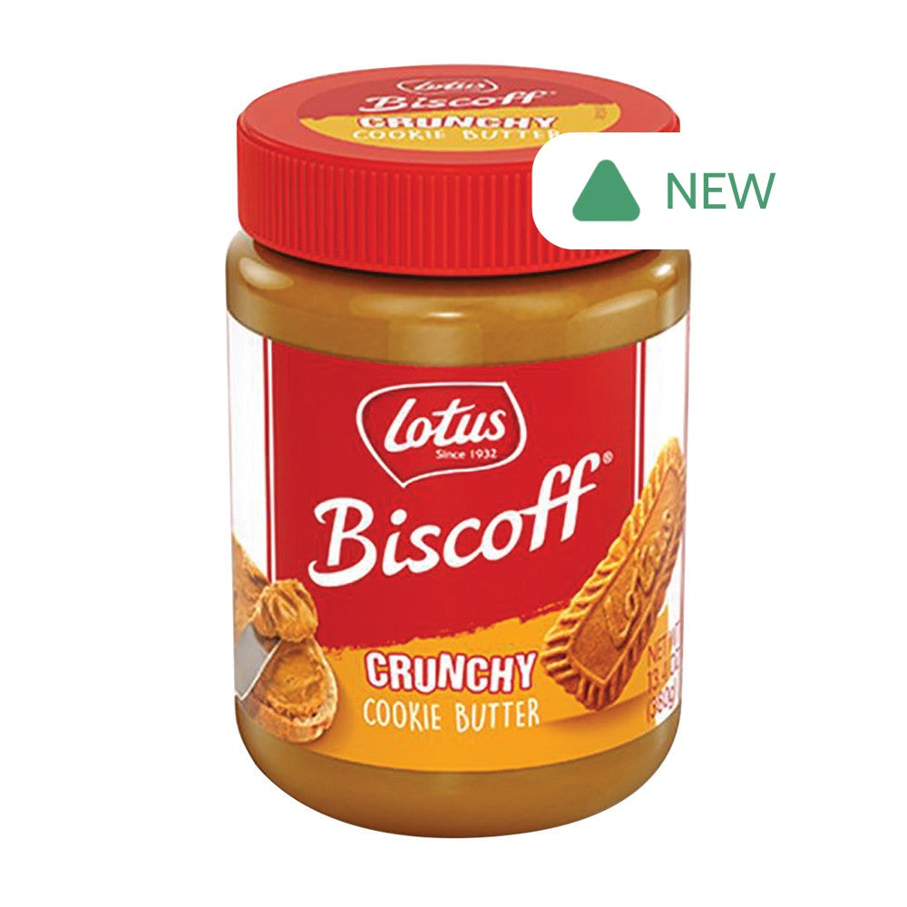 Wholesale Biscoff Crunchy Cookie Butter 13.4 Oz Jar- Bulk
