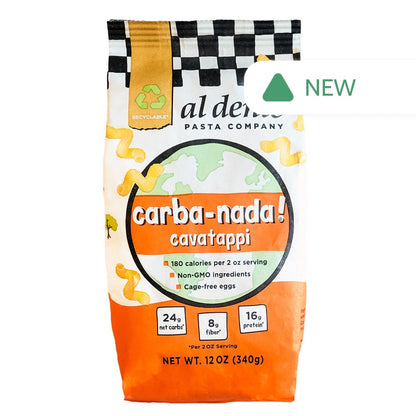 Wholesale Al Dente Carba-Nada Cavatappi 12 Oz Bag- Bulk