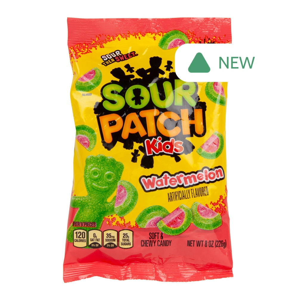 Wholesale Sour Patch Kids Watermelon 8 Oz Peg Bag- Bulk