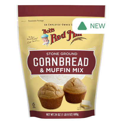 Wholesale Bob'S Red Mill Cornbread & Corn Meal Muffin Mix 24 Oz Pouch- Bulk