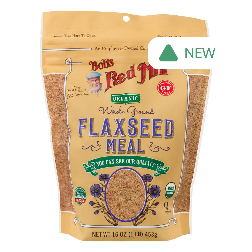 Wholesale Bob'S Red Mill Organic Flaxseed Meal 16 Oz Pouch- Bulk